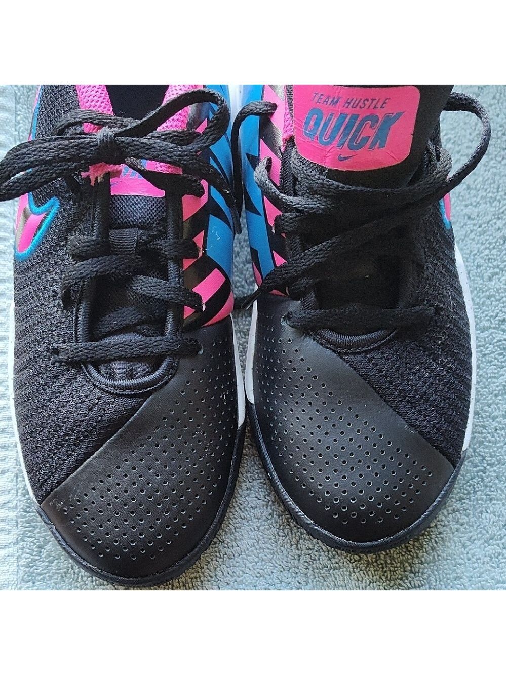 Nike Kids Sneakers - Black, Blue, Pink - Picture 5 of 9
